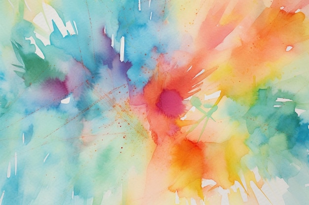 A colorful wallpaper with a watercolor background that says'watercolor'on it