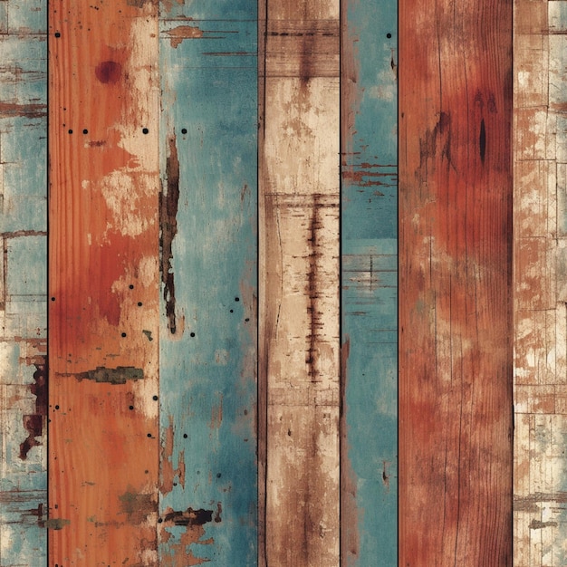 A colorful wallpaper with a wooden planks that says'wood'on it