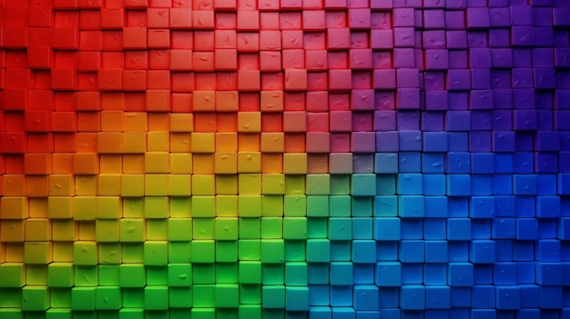 A colorful wallpaper with the word rainbow on it.