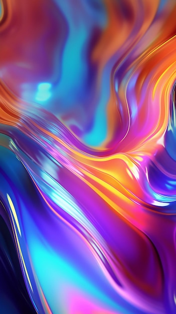 Premium AI Image  Colorful wallpapers for iphone and android