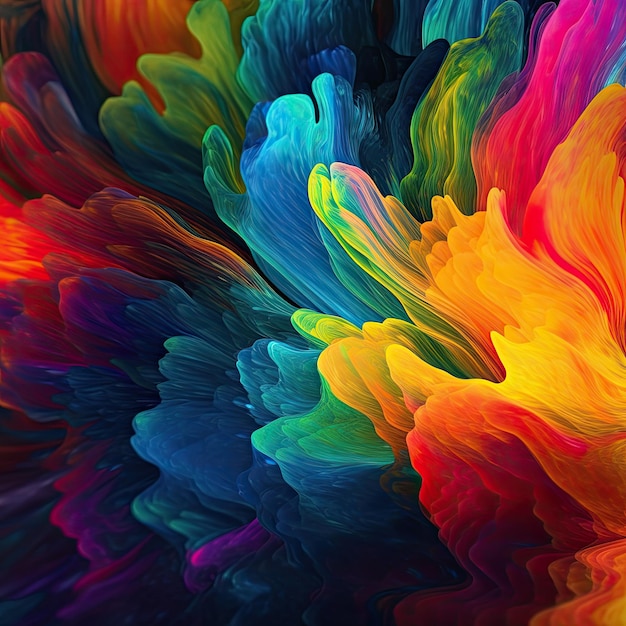 Premium AI Image  Colorful wallpapers for iphone and android