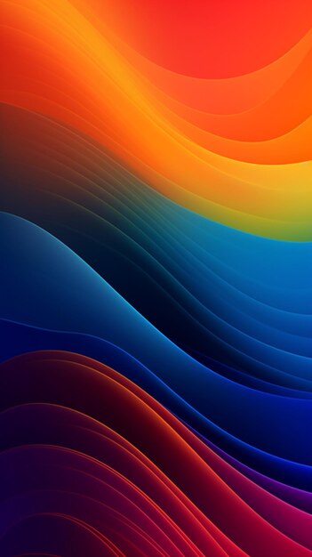 Premium AI Image  Colorful wallpapers for iphone and android