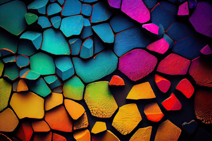 Photo colorful wallpapers that are like rainbows