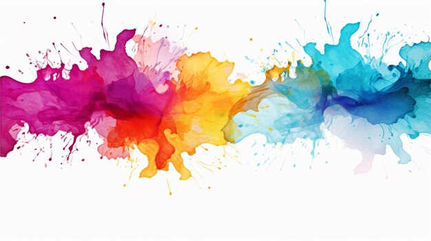 Colorful watercolor background Abstract vector watercolor background for your design