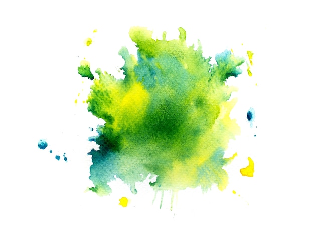 Photo colorful watercolor background art hand paint