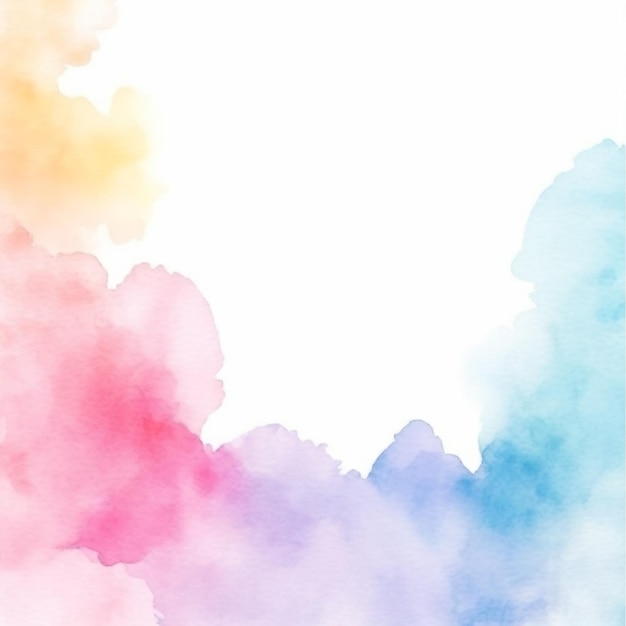 Colorful watercolor background that says'freehand'on it