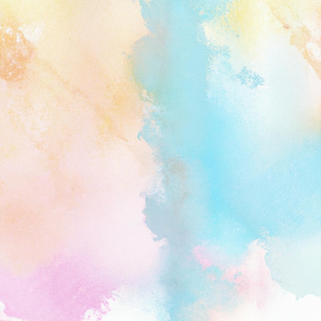 A colorful watercolor background with a blue and pink background.