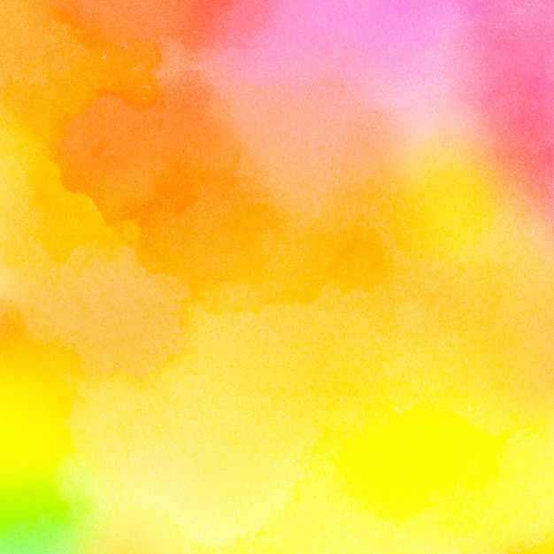A colorful watercolor background with a green background and the word rainbow on it