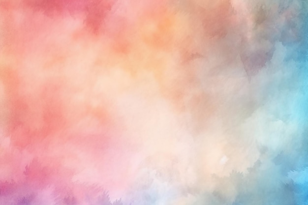 Colorful watercolor background with a place for text