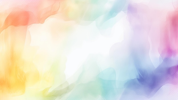 Colorful watercolor background with a white circle.