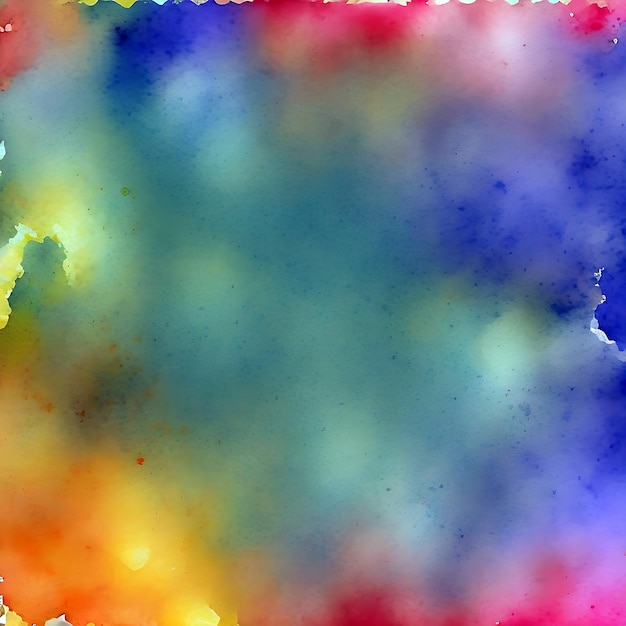 A colorful watercolor background with the word rainbow on it