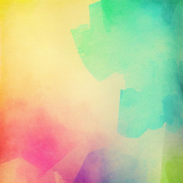 A colorful watercolor background with a yellow and green background.