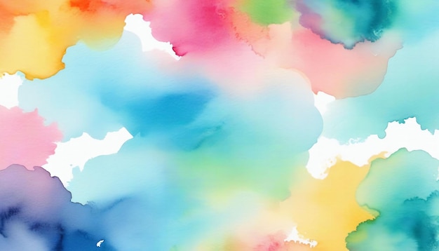 Photo colorful watercolor background