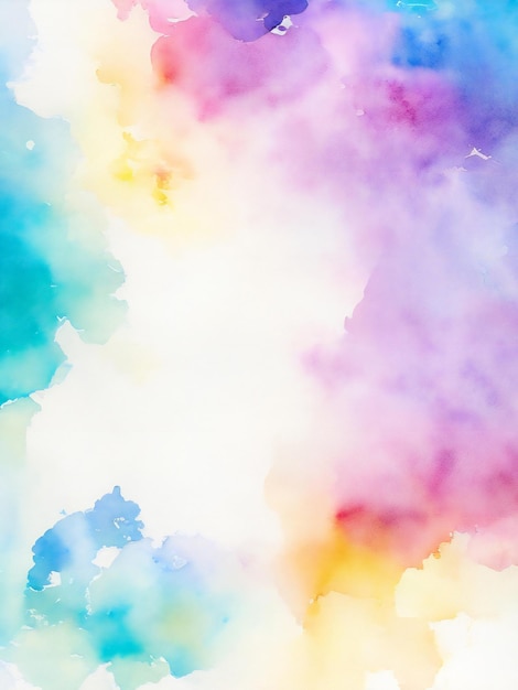 Photo colorful watercolor background