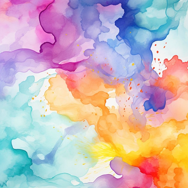 Colorful watercolor background