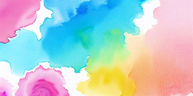 Photo colorful watercolor background