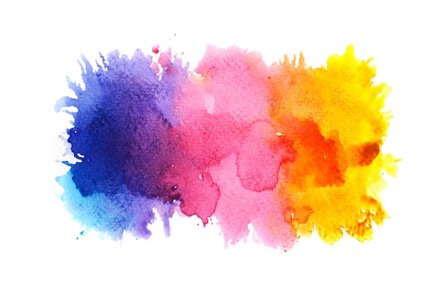 colorful watercolor background.