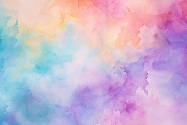 Colorful watercolor paint on a sheet of paper