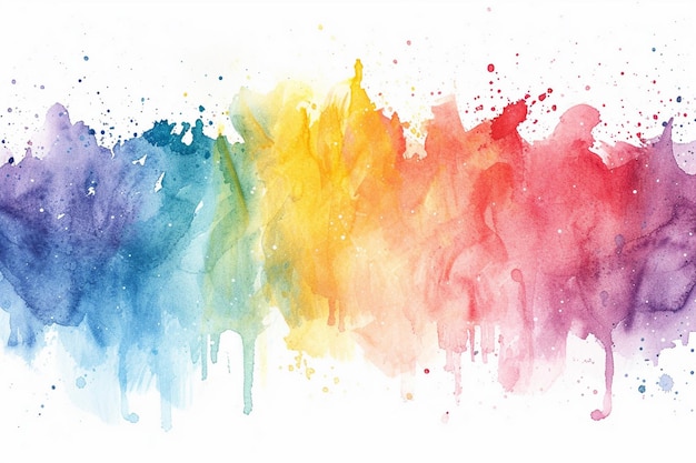 Colorful Watercolor Painting Background