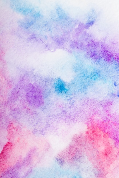 Colorful watercolor purple and blue background.