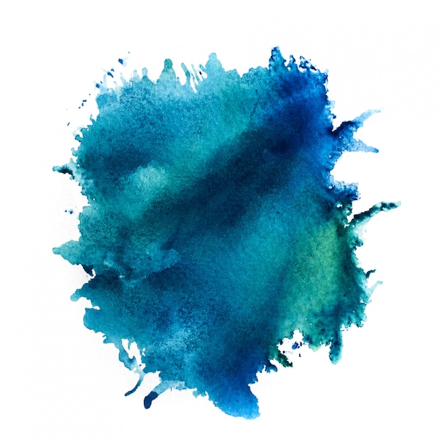 Colorful watercolor splash