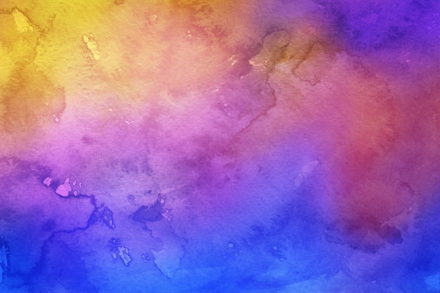 Colorful watercolor texture painted on paper background