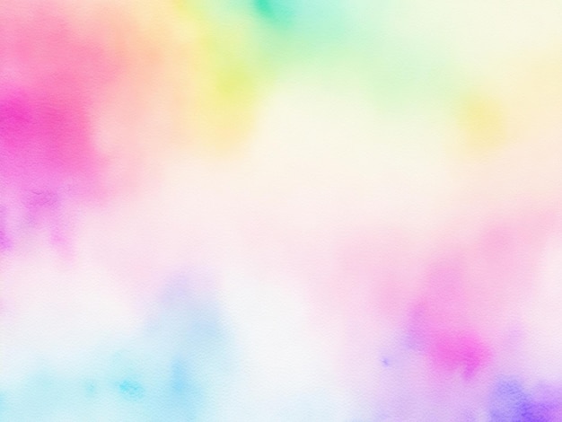 Colorful watercolor texture painted on paper background