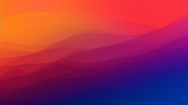 A colorful wave background with a red and orange background