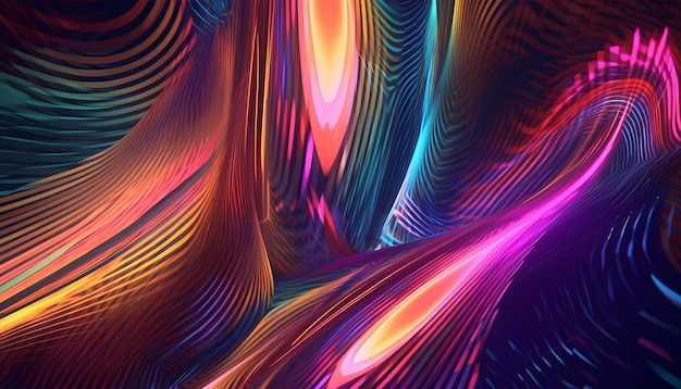 colorful wave background