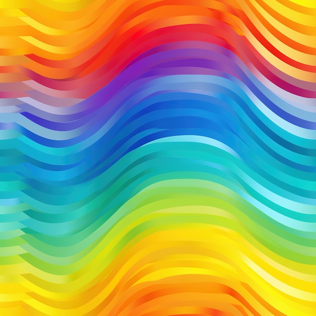 colorful wave curves background