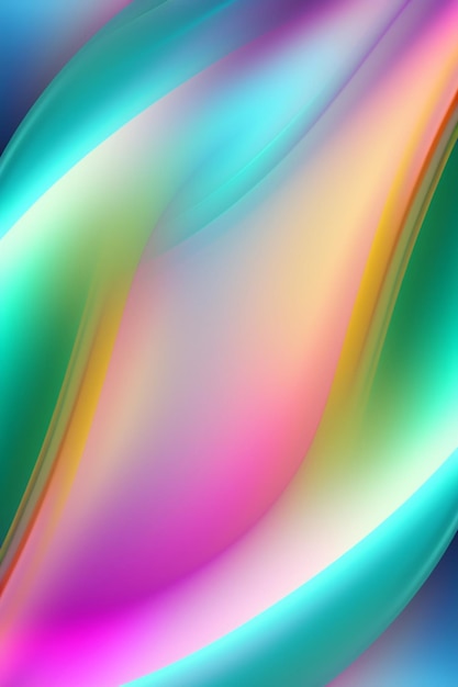 Colorful wave curves rainbow wallpaper