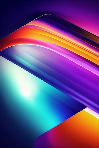 Colorful wave prism vibrant background