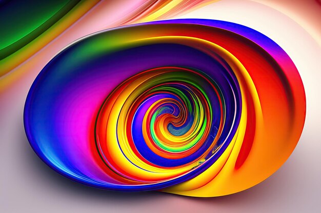 Colorful wave swoosh flowing swirl dynamic twisted lines isolated on transparent background