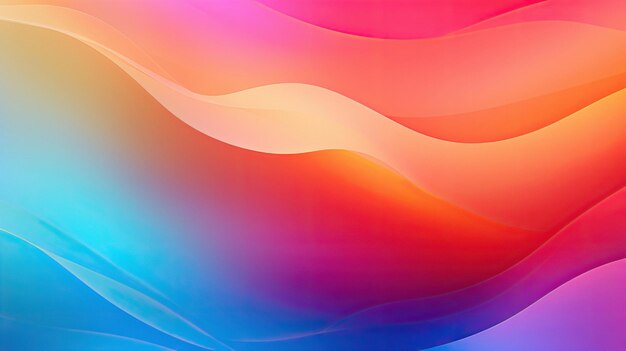 Colorful wave with a colorful background of different colors