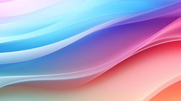 A colorful wave with a pink background.