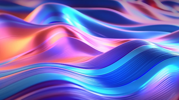 colorful wave