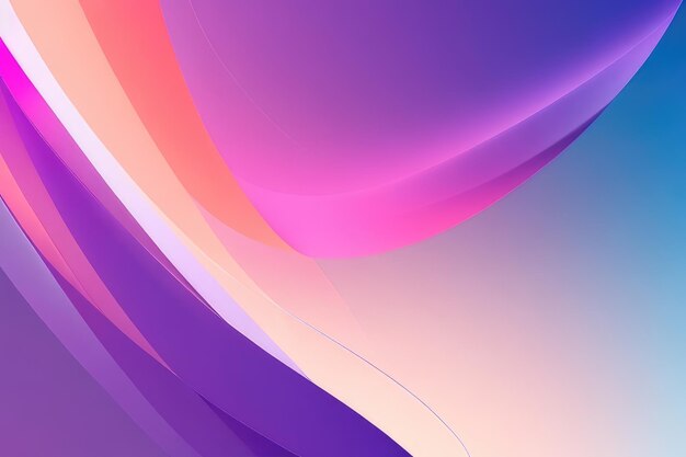 Colorful waves abstract background