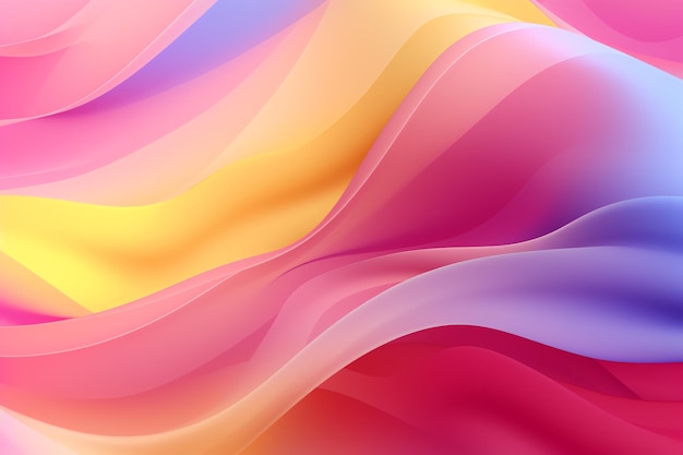 Colorful waves background