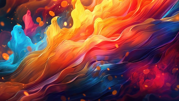 Colorful Waves Background