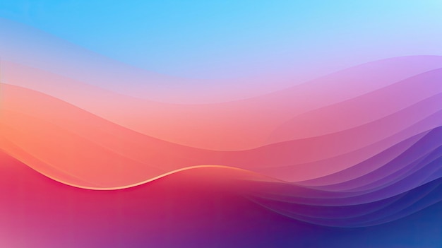 Colorful waves in a colorful background