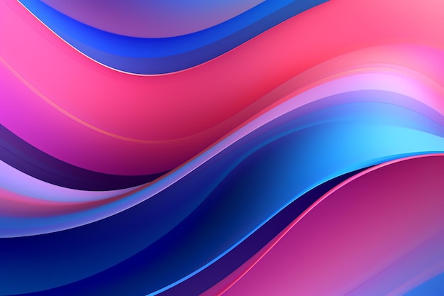 A colorful waves of different colors
