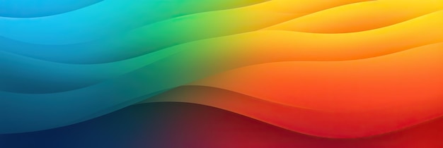 Colorful waves and geometric shapes background pattern wallpaper with colorful color gradient