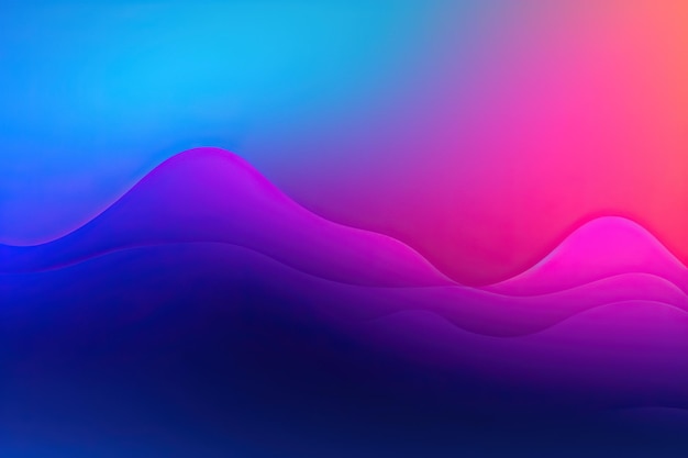 Красочные волны и геометрические фигуры обои узор фона с красочным цветовым градиентом