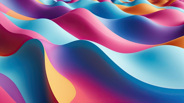 colorful wavy abstract background