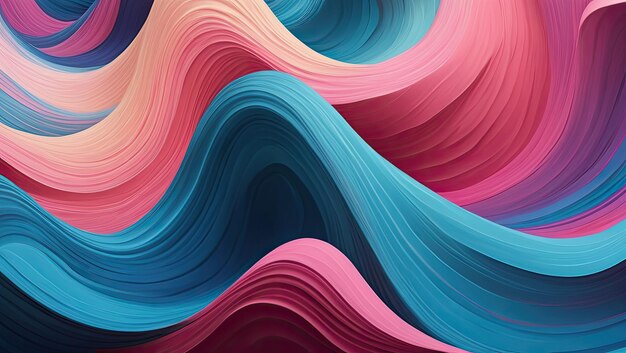 colorful wavy abstract background