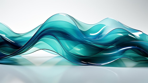 A colorful wavy transparent fabric looking smoke background for web banners and facebook covers