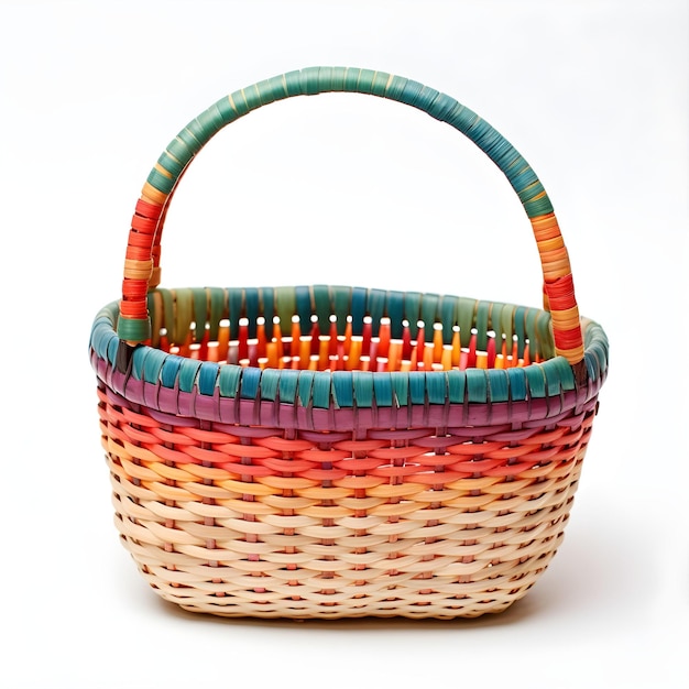 Colorful Wicker basket decorative basket