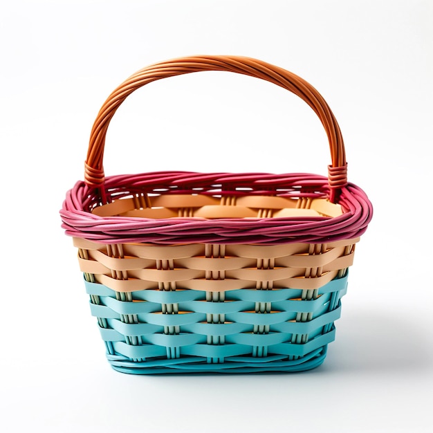 Colorful Wicker basket decorative basket