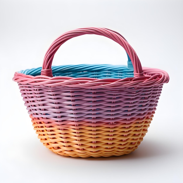 Colorful Wicker basket decorative basket