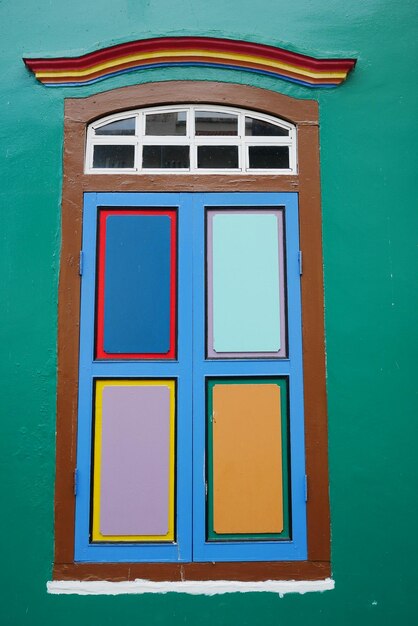 Colorful windows in Little India